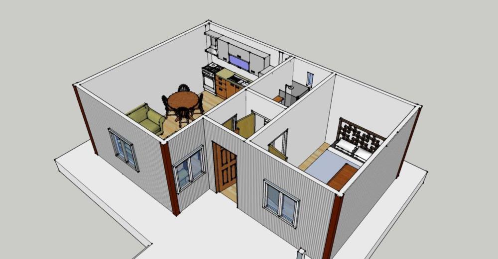 Prefabrik Ev Projesi Köroğlu Konteyner Bolu